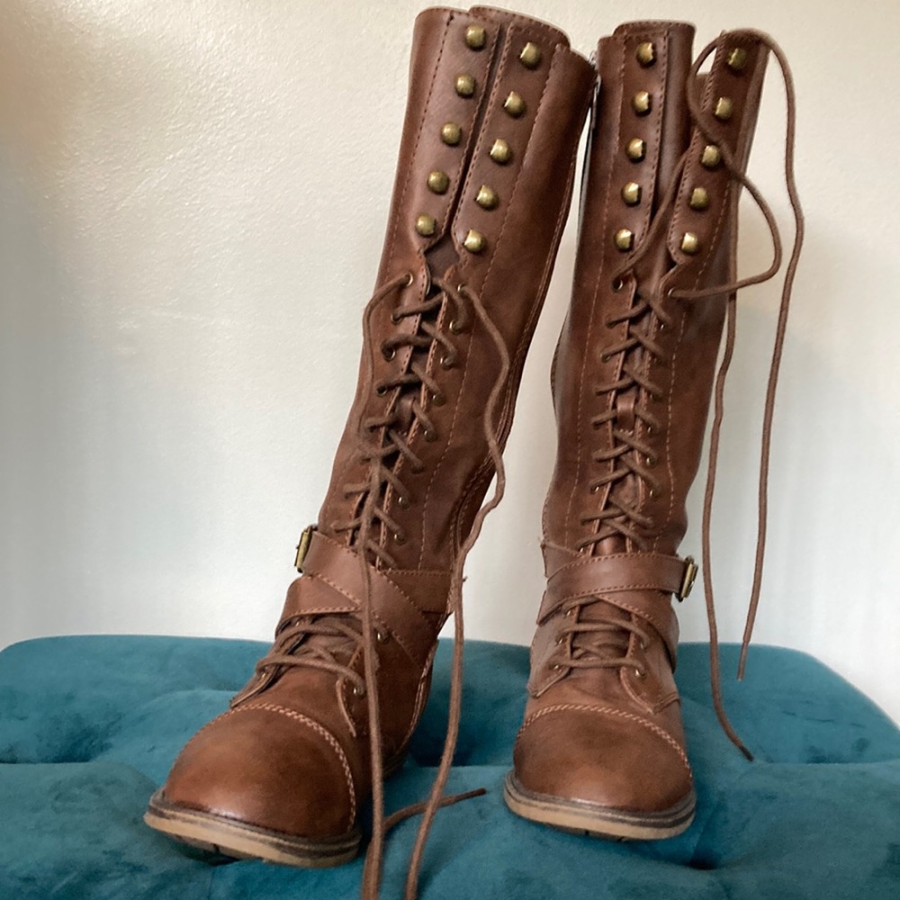 Faux leather boots from Target…Size 6.5. No damage
